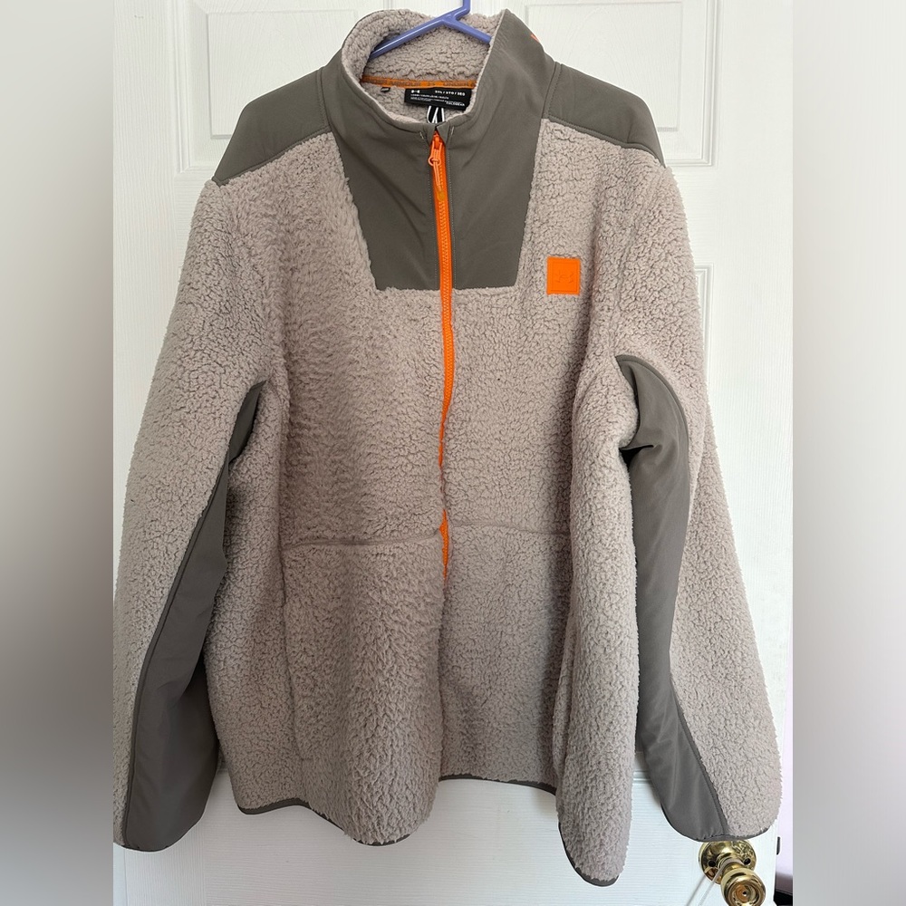 NWOT Under Armour UA Legacy Sherpa SWACKET Full Zip Jacket